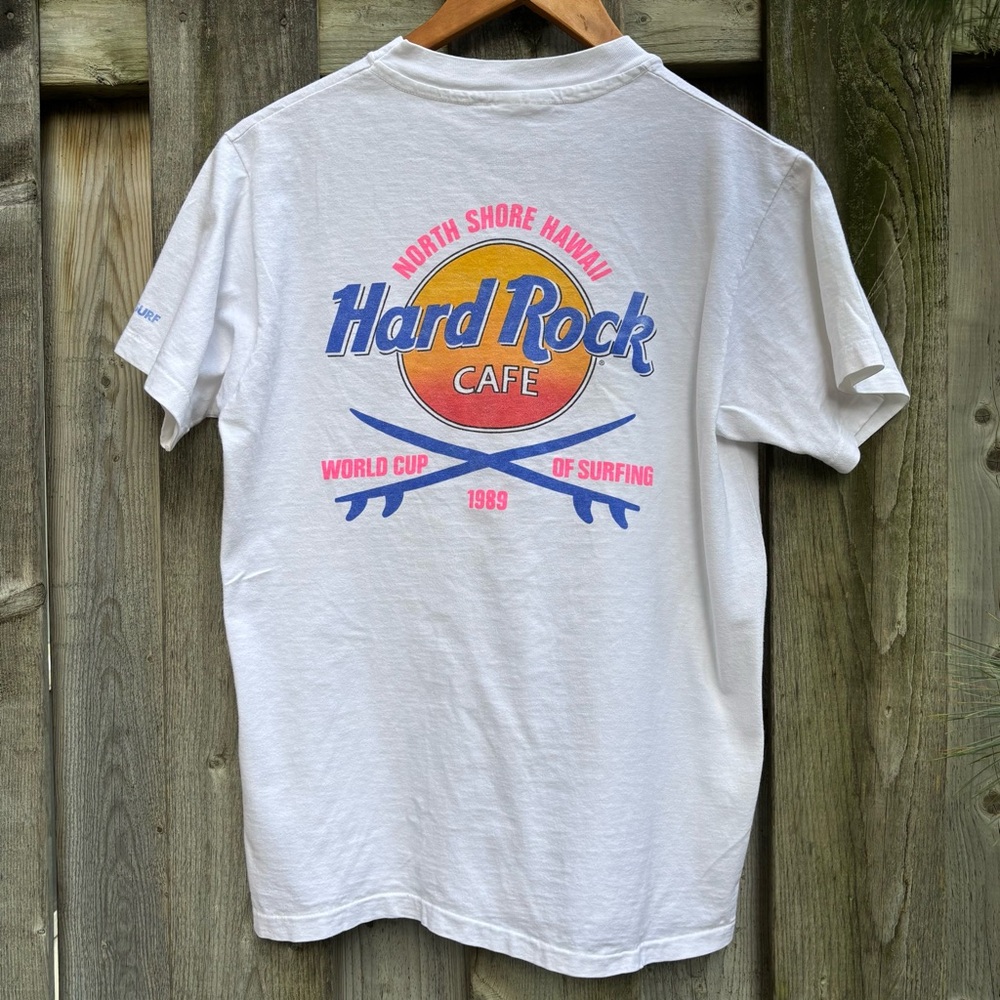Vintage ‘89 Hard Rock Cafe World Cup Surf Hawaii T-Shirt